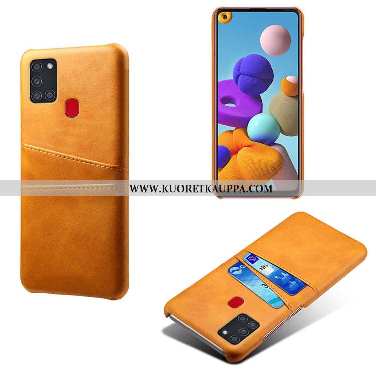 Kuori Samsung Galaxy A21s, Kuoret Samsung Galaxy A21s, Kotelo Samsung Galaxy A21s Nahka Kukkakuvio P