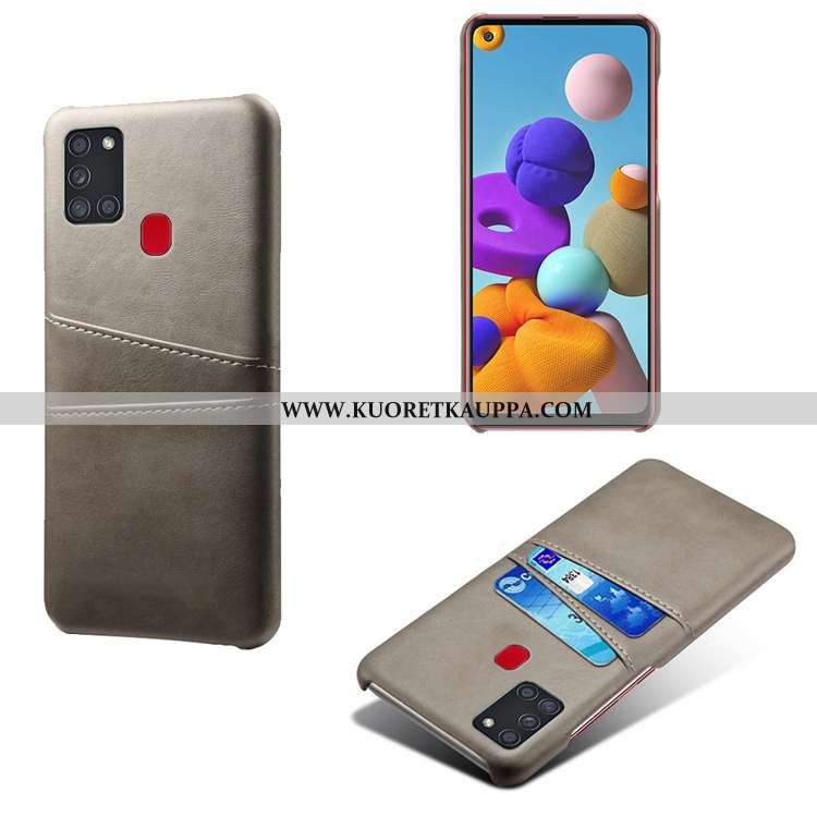 Kuori Samsung Galaxy A21s, Kuoret Samsung Galaxy A21s, Kotelo Samsung Galaxy A21s Nahka Kukkakuvio P