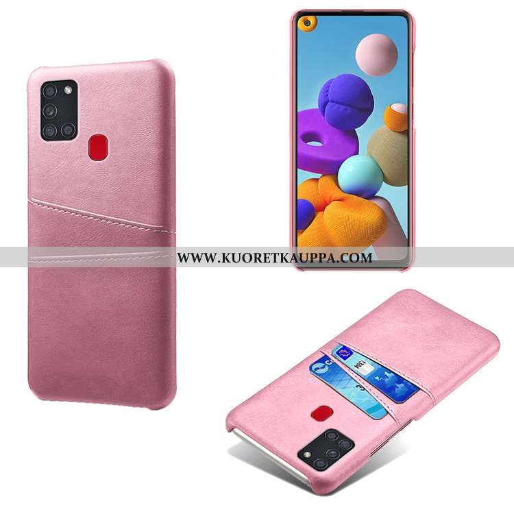 Kuori Samsung Galaxy A21s, Kuoret Samsung Galaxy A21s, Kotelo Samsung Galaxy A21s Nahka Kukkakuvio P