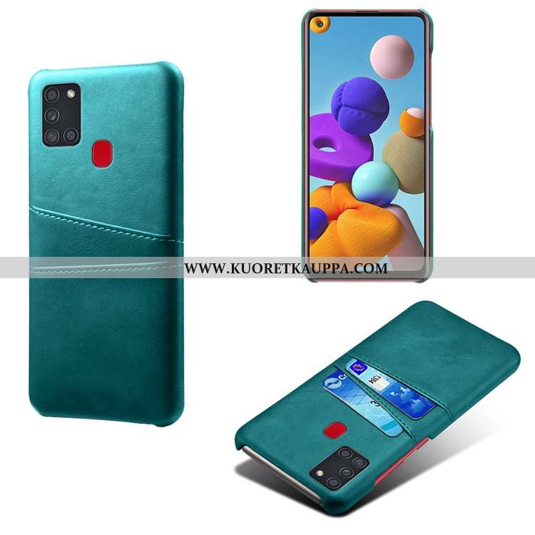 Kuori Samsung Galaxy A21s, Kuoret Samsung Galaxy A21s, Kotelo Samsung Galaxy A21s Nahka Kukkakuvio P