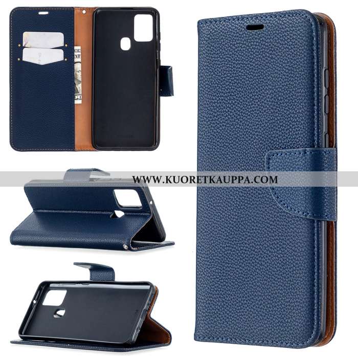 Kuori Samsung Galaxy A21s, Kuoret Samsung Galaxy A21s, Kotelo Samsung Galaxy A21s Nahkakuori Kukkaku