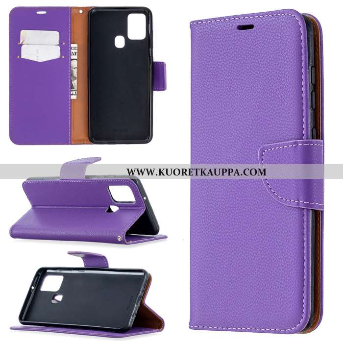 Kuori Samsung Galaxy A21s, Kuoret Samsung Galaxy A21s, Kotelo Samsung Galaxy A21s Nahkakuori Kukkaku