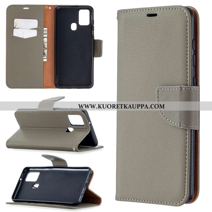 Kuori Samsung Galaxy A21s, Kuoret Samsung Galaxy A21s, Kotelo Samsung Galaxy A21s Nahkakuori Kukkaku