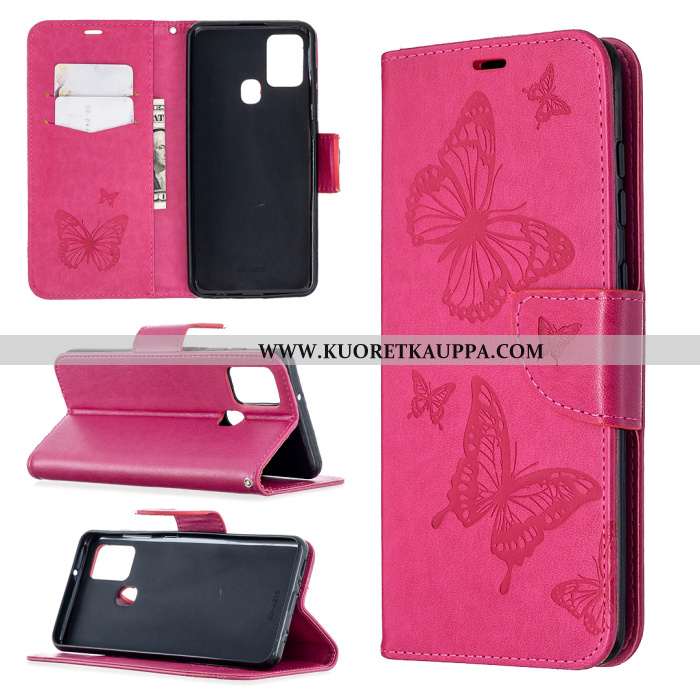 Kuori Samsung Galaxy A21s, Kuoret Samsung Galaxy A21s, Kotelo Samsung Galaxy A21s Nahkakuori Murtuma