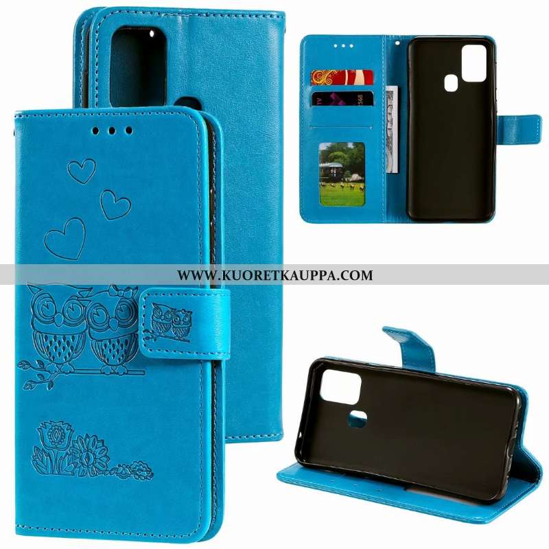 Kuori Samsung Galaxy A21s, Kuoret Samsung Galaxy A21s, Kotelo Samsung Galaxy A21s Nahkakuori Suojaus