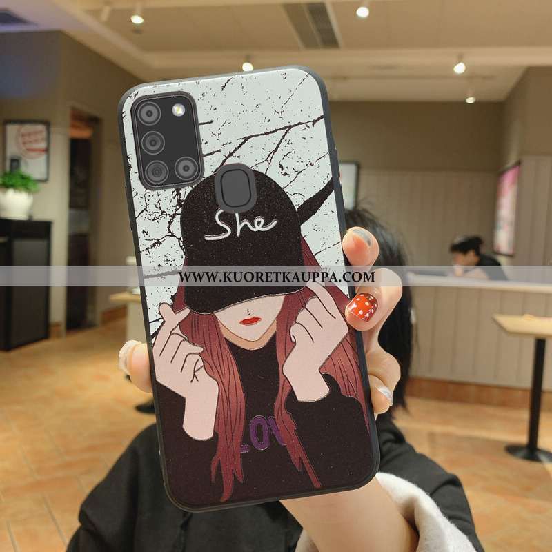 Kuori Samsung Galaxy A21s, Kuoret Samsung Galaxy A21s, Kotelo Samsung Galaxy A21s Sarjakuva Suuntaus