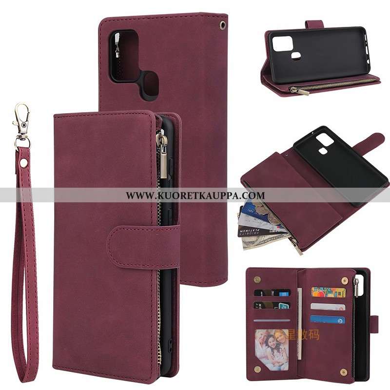 Kuori Samsung Galaxy A21s, Kuoret Samsung Galaxy A21s, Kotelo Samsung Galaxy A21s Silikoni Vetoketju