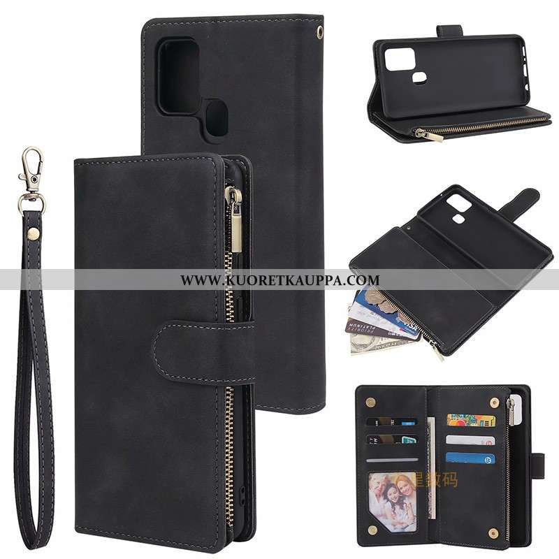 Kuori Samsung Galaxy A21s, Kuoret Samsung Galaxy A21s, Kotelo Samsung Galaxy A21s Silikoni Vetoketju