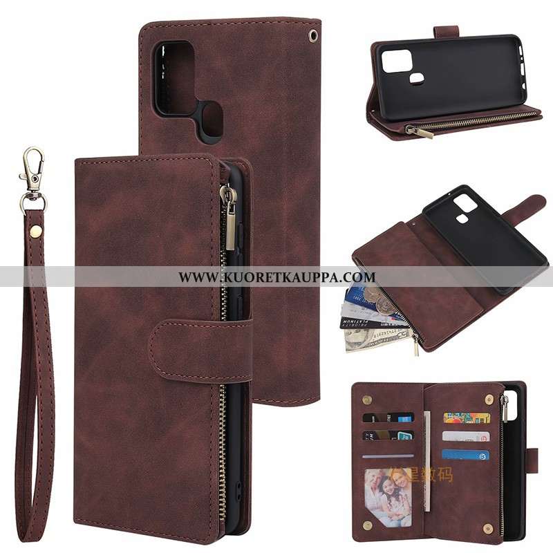 Kuori Samsung Galaxy A21s, Kuoret Samsung Galaxy A21s, Kotelo Samsung Galaxy A21s Silikoni Vetoketju