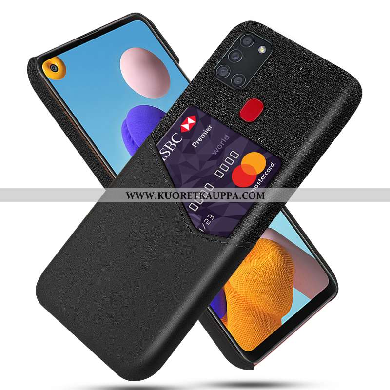 Kuori Samsung Galaxy A21s, Kuoret Samsung Galaxy A21s, Kotelo Samsung Galaxy A21s Suojaus Nahkakuori