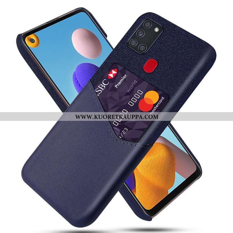Kuori Samsung Galaxy A21s, Kuoret Samsung Galaxy A21s, Kotelo Samsung Galaxy A21s Suojaus Nahkakuori