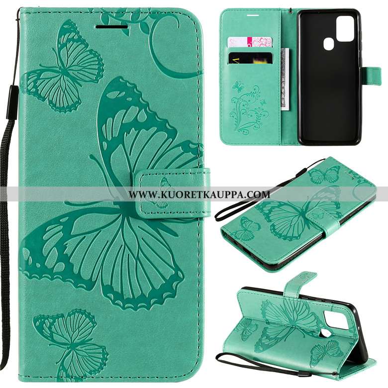 Kuori Samsung Galaxy A21s, Kuoret Samsung Galaxy A21s, Kotelo Samsung Galaxy A21s Suojaus Nahkakuori