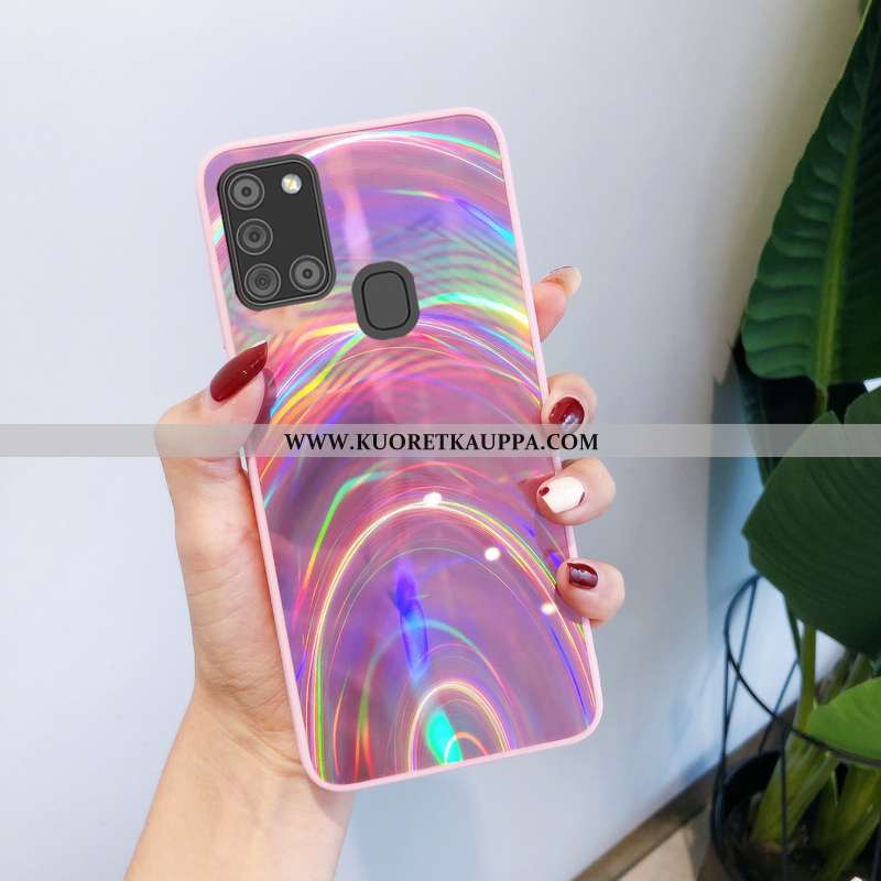 Kuori Samsung Galaxy A21s, Kuoret Samsung Galaxy A21s, Kotelo Samsung Galaxy A21s Valo Silikoni Murt