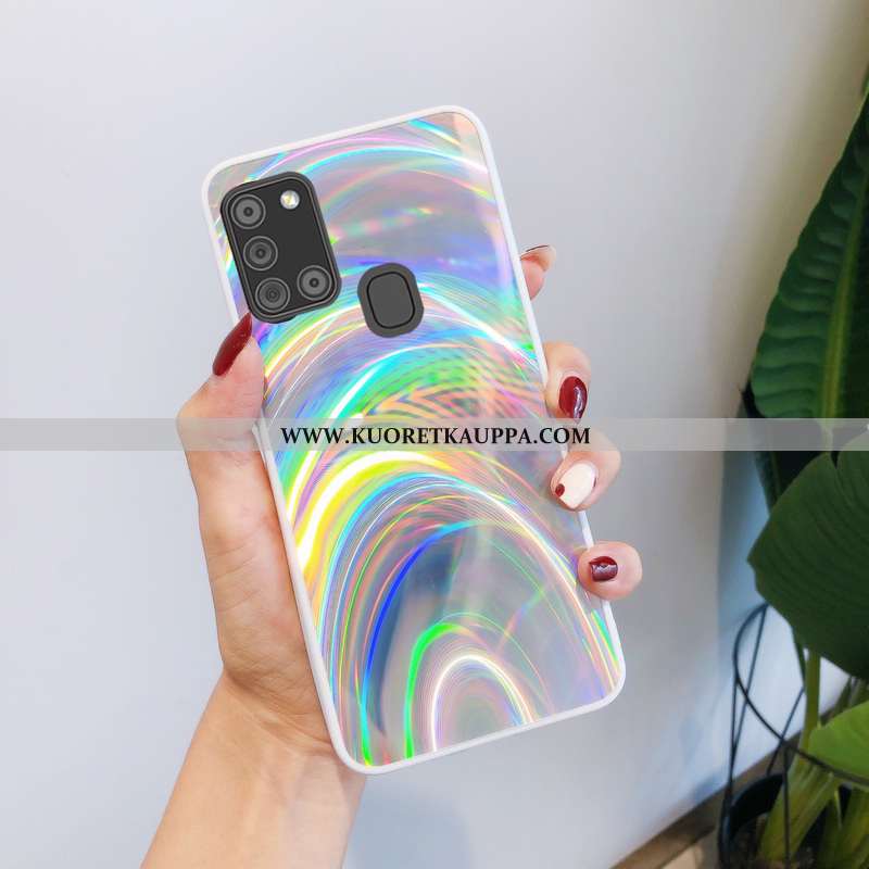 Kuori Samsung Galaxy A21s, Kuoret Samsung Galaxy A21s, Kotelo Samsung Galaxy A21s Valo Silikoni Murt