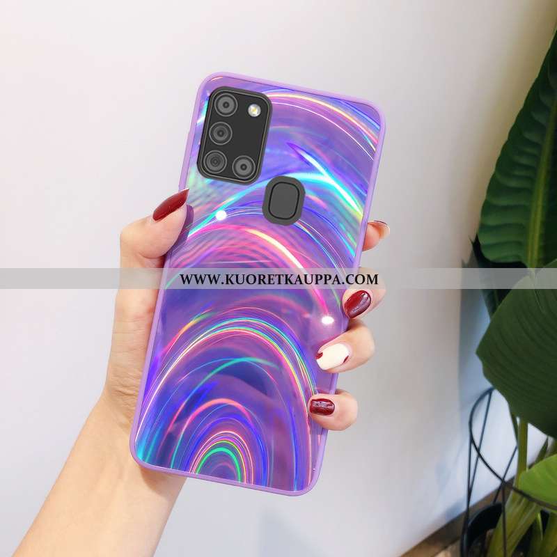 Kuori Samsung Galaxy A21s, Kuoret Samsung Galaxy A21s, Kotelo Samsung Galaxy A21s Valo Silikoni Murt