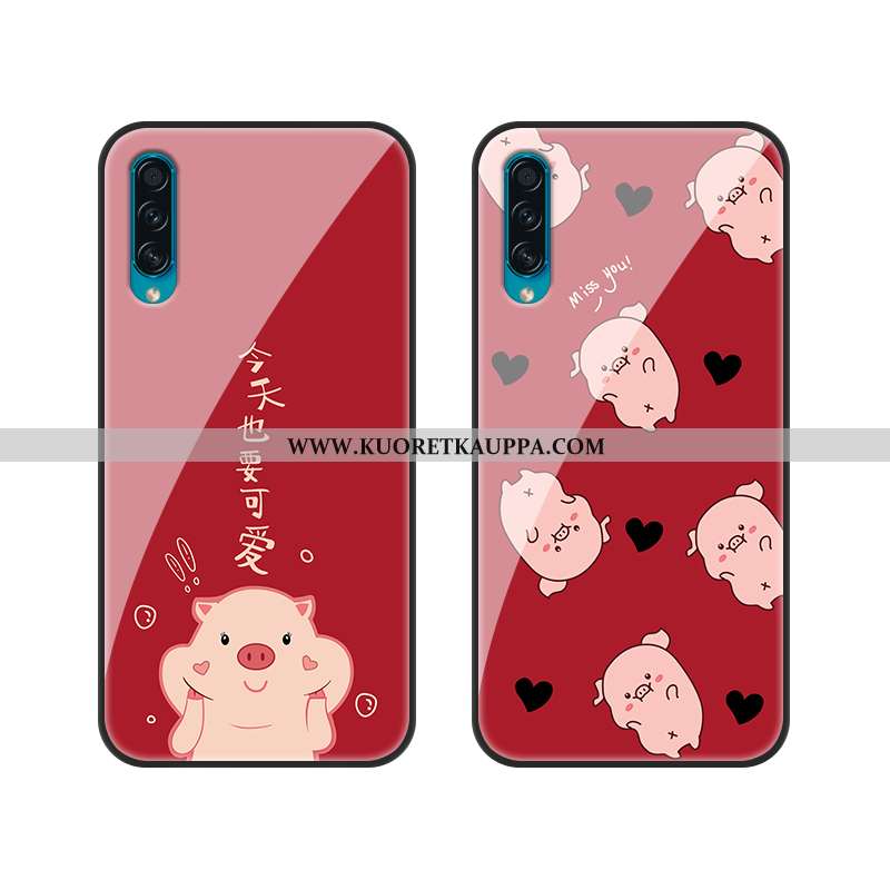 Kuori Samsung Galaxy A30s, Kuoret Samsung Galaxy A30s, Kotelo Samsung Galaxy A30s Lasi Sarjakuva Sil