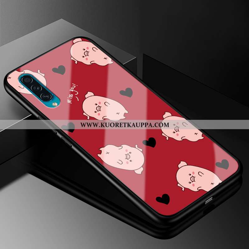 Kuori Samsung Galaxy A30s, Kuoret Samsung Galaxy A30s, Kotelo Samsung Galaxy A30s Lasi Sarjakuva Sil