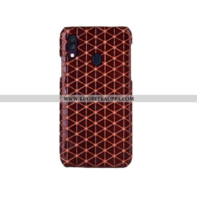 Kuori Samsung Galaxy A40, Kuoret Samsung Galaxy A40, Kotelo Samsung Galaxy A40 Aito Nahka Suojaus Pu