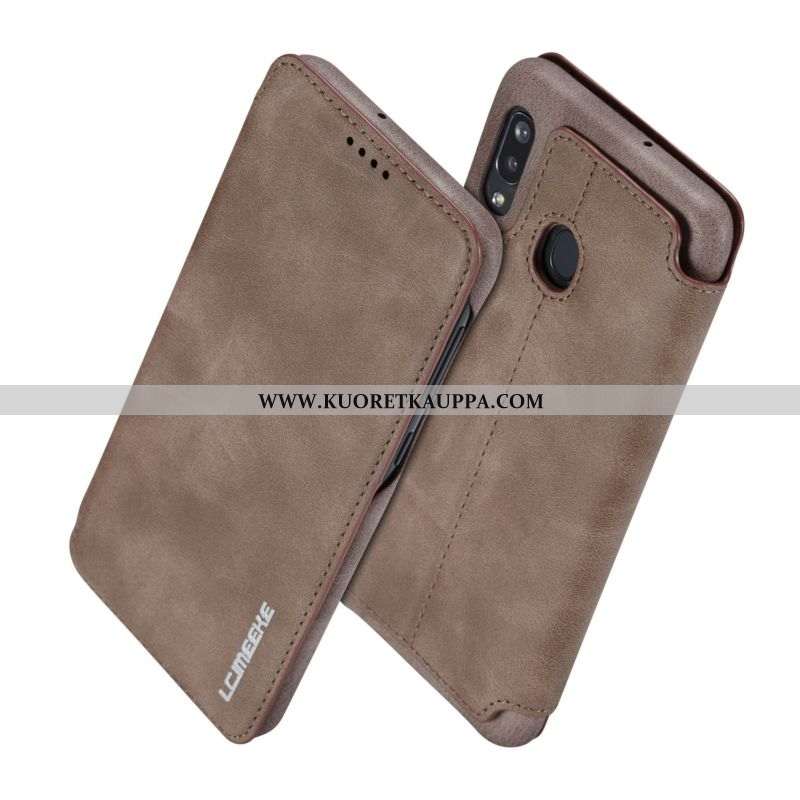 Kuori Samsung Galaxy A40, Kuoret Samsung Galaxy A40, Kotelo Samsung Galaxy A40 Nahka Suuntaus Simpuk