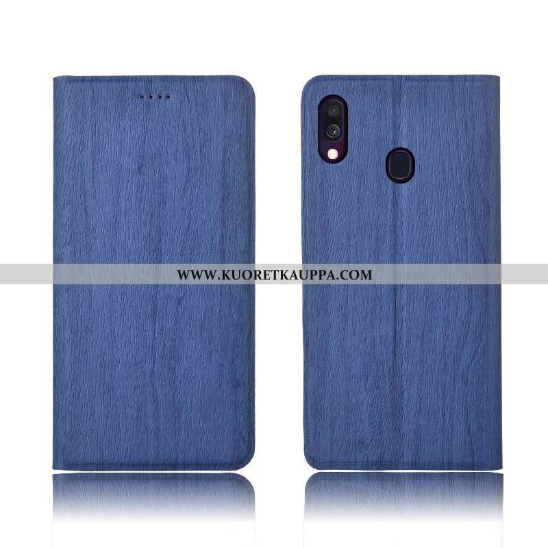Kuori Samsung Galaxy A40, Kuoret Samsung Galaxy A40, Kotelo Samsung Galaxy A40 Nahkakuori Pesty Sued