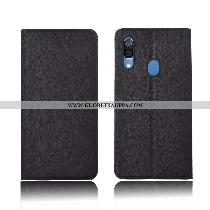 Kuori Samsung Galaxy A40, Kuoret Samsung Galaxy A40, Kotelo Samsung Galaxy A40 Nahkakuori Pesty Sued