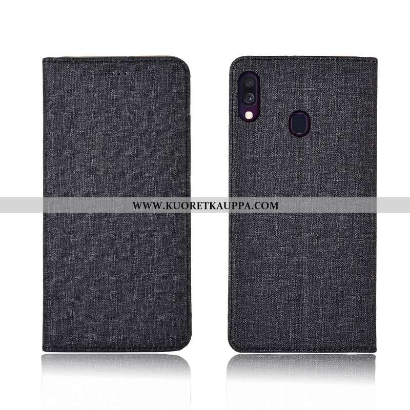 Kuori Samsung Galaxy A40, Kuoret Samsung Galaxy A40, Kotelo Samsung Galaxy A40 Pesty Suede Pehmeä Ne