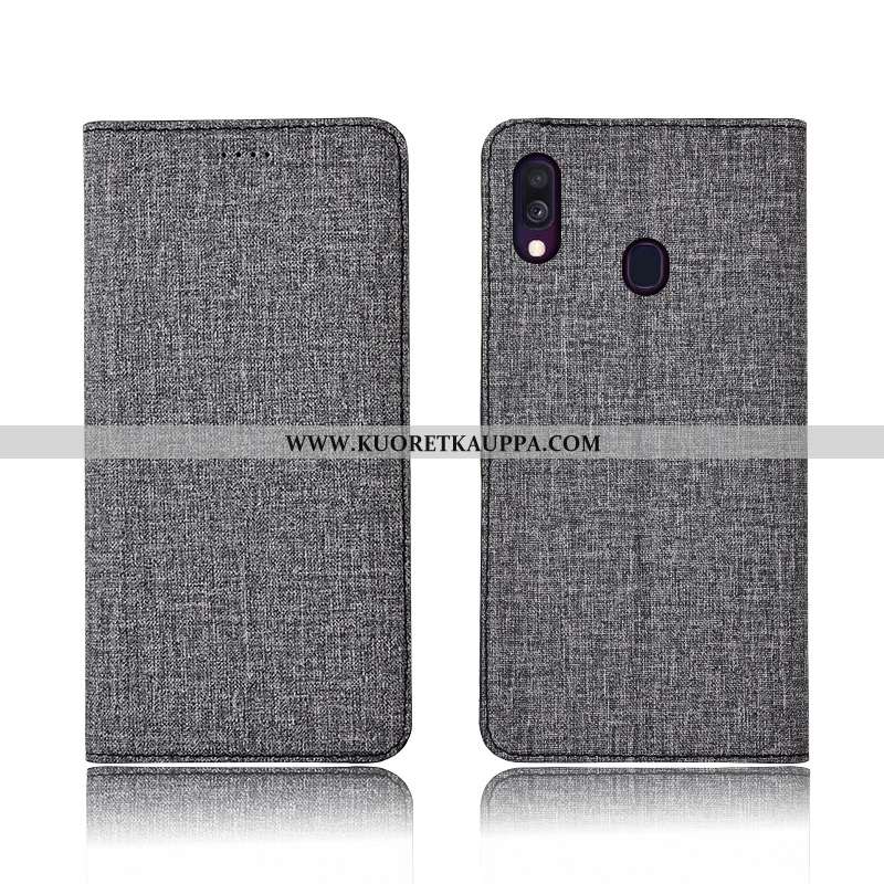 Kuori Samsung Galaxy A40, Kuoret Samsung Galaxy A40, Kotelo Samsung Galaxy A40 Pesty Suede Pehmeä Ne