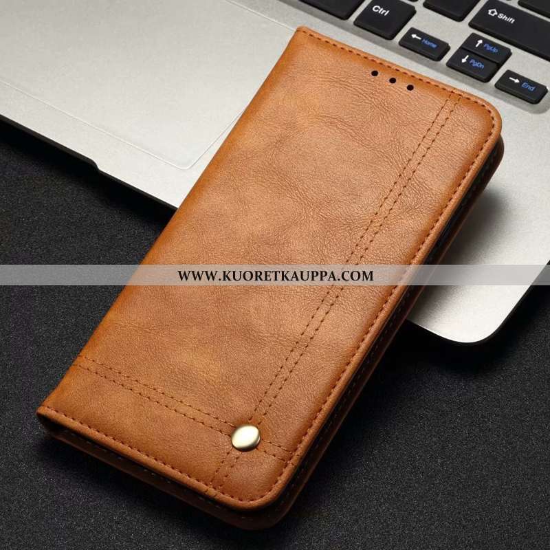 Kuori Samsung Galaxy A40s, Kuoret Samsung Galaxy A40s, Kotelo Samsung Galaxy A40s Aito Nahka Suojaus