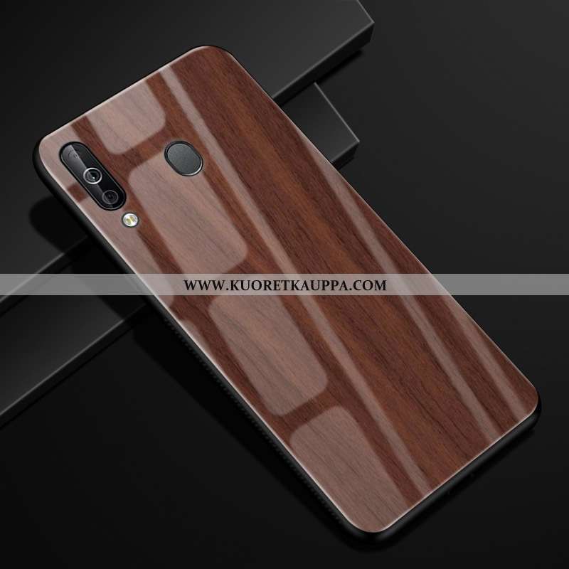 Kuori Samsung Galaxy A40s, Kuoret Samsung Galaxy A40s, Kotelo Samsung Galaxy A40s Lasi Kukkakuvio Ka