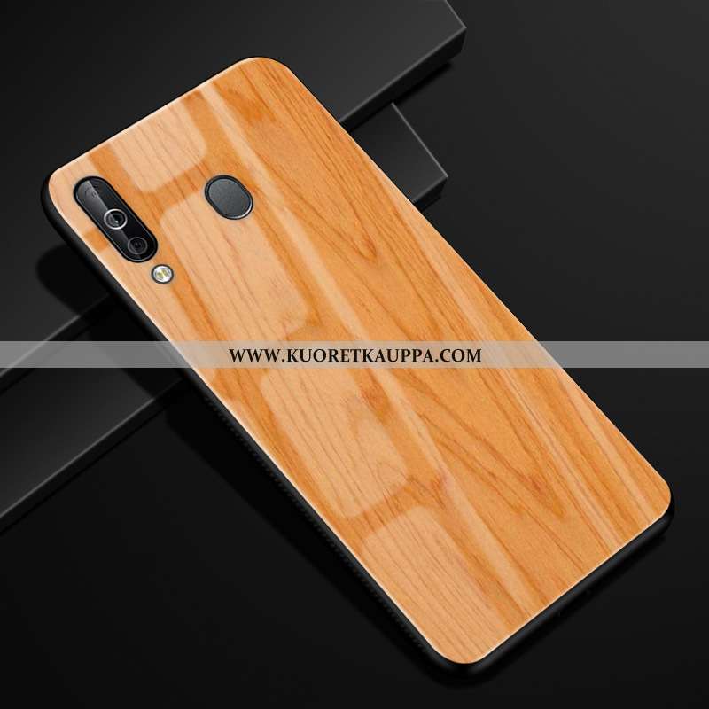 Kuori Samsung Galaxy A40s, Kuoret Samsung Galaxy A40s, Kotelo Samsung Galaxy A40s Lasi Kukkakuvio Ka