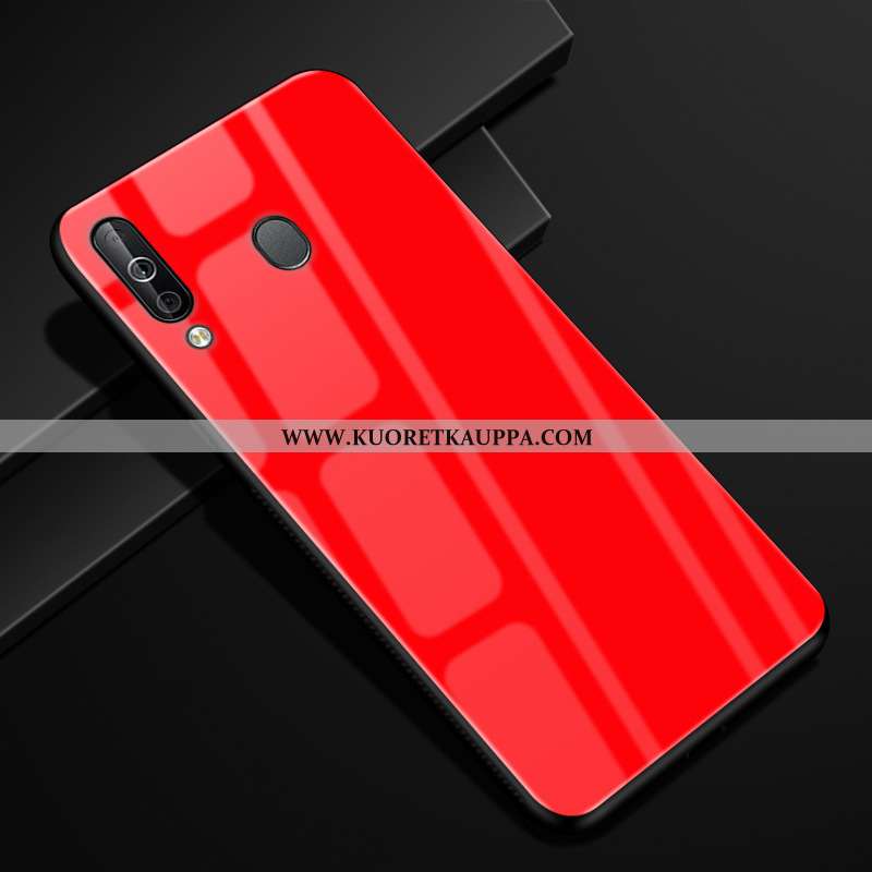 Kuori Samsung Galaxy A40s, Kuoret Samsung Galaxy A40s, Kotelo Samsung Galaxy A40s Lasi Kukkakuvio Ka