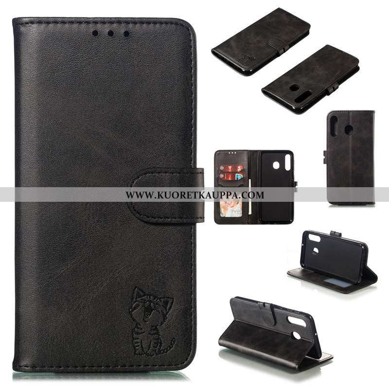 Kuori Samsung Galaxy A40s, Kuoret Samsung Galaxy A40s, Kotelo Samsung Galaxy A40s Nahkakuori Nahka P