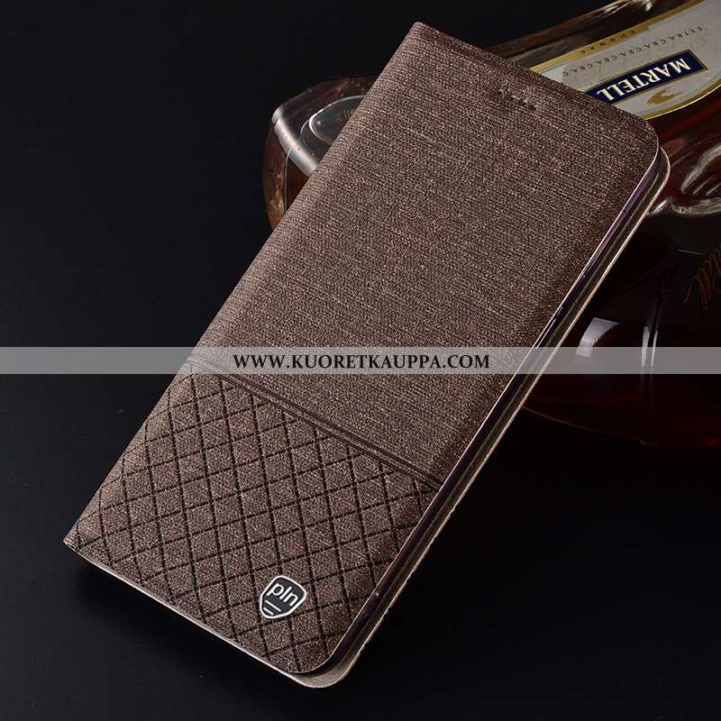 Kuori Samsung Galaxy A40s, Kuoret Samsung Galaxy A40s, Kotelo Samsung Galaxy A40s Pellava Suojaus Ja