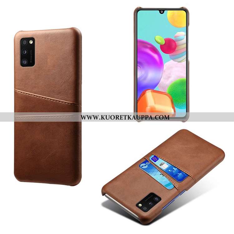 Kuori Samsung Galaxy A41, Kuoret Samsung Galaxy A41, Kotelo Samsung Galaxy A41 Nahka Suojaus Murtuma