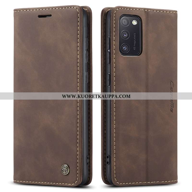 Kuori Samsung Galaxy A41, Kuoret Samsung Galaxy A41, Kotelo Samsung Galaxy A41 Nahkakuori Nahka Lehm