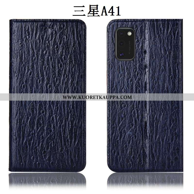 Kuori Samsung Galaxy A41, Kuoret Samsung Galaxy A41, Kotelo Samsung Galaxy A41 Nahkakuori Suojaus Mu