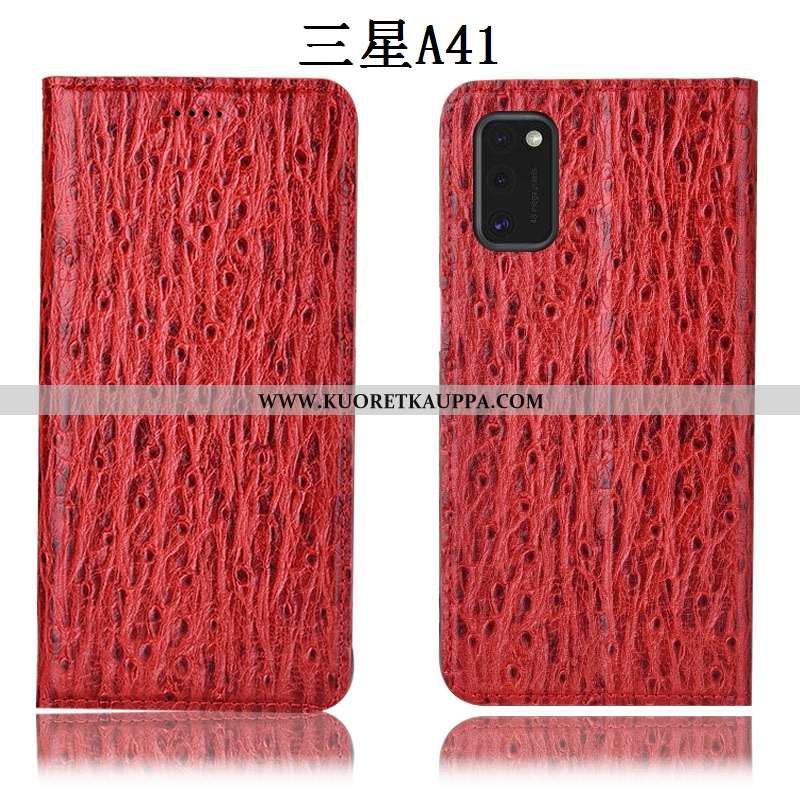Kuori Samsung Galaxy A41, Kuoret Samsung Galaxy A41, Kotelo Samsung Galaxy A41 Nahkakuori Suojaus Mu