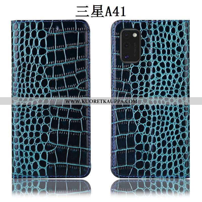 Kuori Samsung Galaxy A41, Kuoret Samsung Galaxy A41, Kotelo Samsung Galaxy A41 Nahkakuori Suojaus Pu