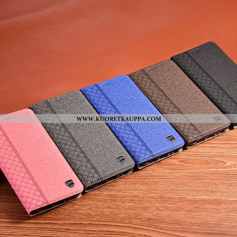 Kuori Samsung Galaxy A41, Kuoret Samsung Galaxy A41, Kotelo Samsung Galaxy A41 Pellava Nahkakuori Su