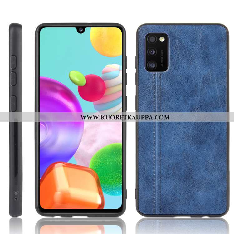 Kuori Samsung Galaxy A41, Kuoret Samsung Galaxy A41, Kotelo Samsung Galaxy A41 Suojaus Nahka Kova Al