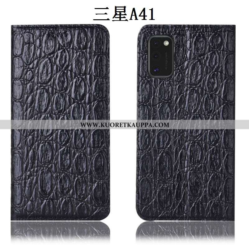 Kuori Samsung Galaxy A41, Kuoret Samsung Galaxy A41, Kotelo Samsung Galaxy A41 Suojaus Nahkakuori Al