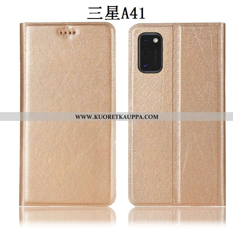 Kuori Samsung Galaxy A41, Kuoret Samsung Galaxy A41, Kotelo Samsung Galaxy A41 Suojaus Nahkakuori Jo