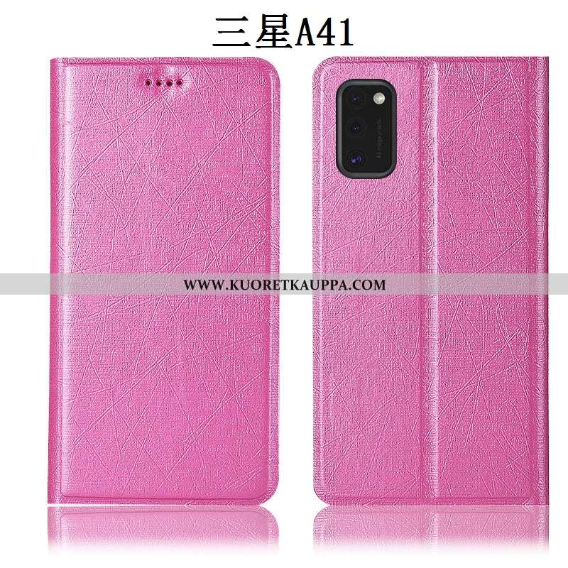 Kuori Samsung Galaxy A41, Kuoret Samsung Galaxy A41, Kotelo Samsung Galaxy A41 Suojaus Nahkakuori Jo