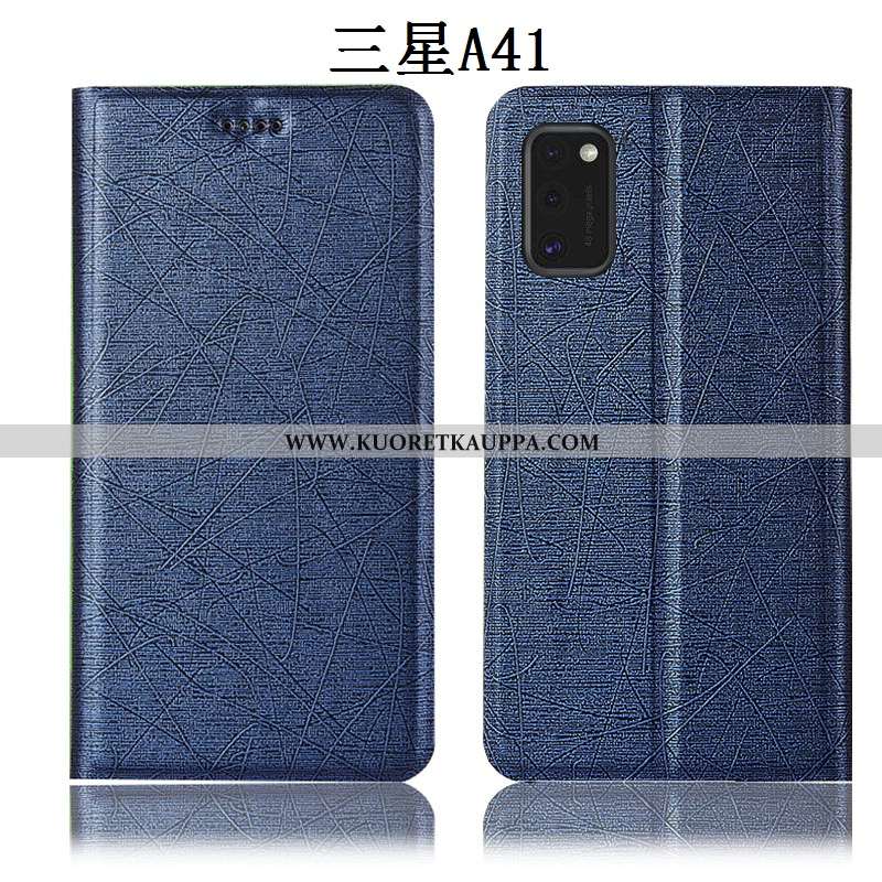 Kuori Samsung Galaxy A41, Kuoret Samsung Galaxy A41, Kotelo Samsung Galaxy A41 Suojaus Nahkakuori Jo