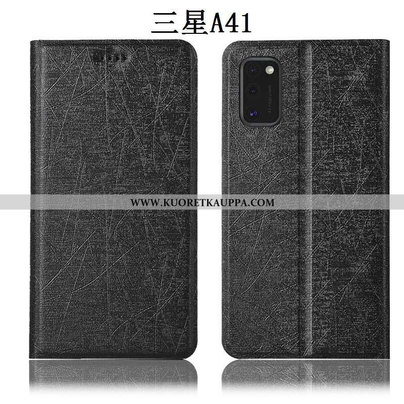Kuori Samsung Galaxy A41, Kuoret Samsung Galaxy A41, Kotelo Samsung Galaxy A41 Suojaus Nahkakuori Jo