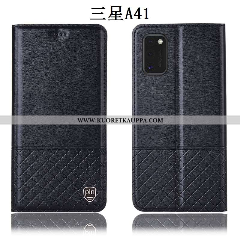 Kuori Samsung Galaxy A41, Kuoret Samsung Galaxy A41, Kotelo Samsung Galaxy A41 Suojaus Nahkakuori Pu