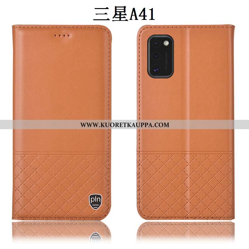 Kuori Samsung Galaxy A41, Kuoret Samsung Galaxy A41, Kotelo Samsung Galaxy A41 Suojaus Nahkakuori Pu