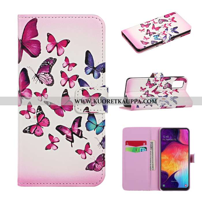 Kuori Samsung Galaxy A41, Kuoret Samsung Galaxy A41, Kotelo Samsung Galaxy A41 Suojaus Nahkakuori Pu