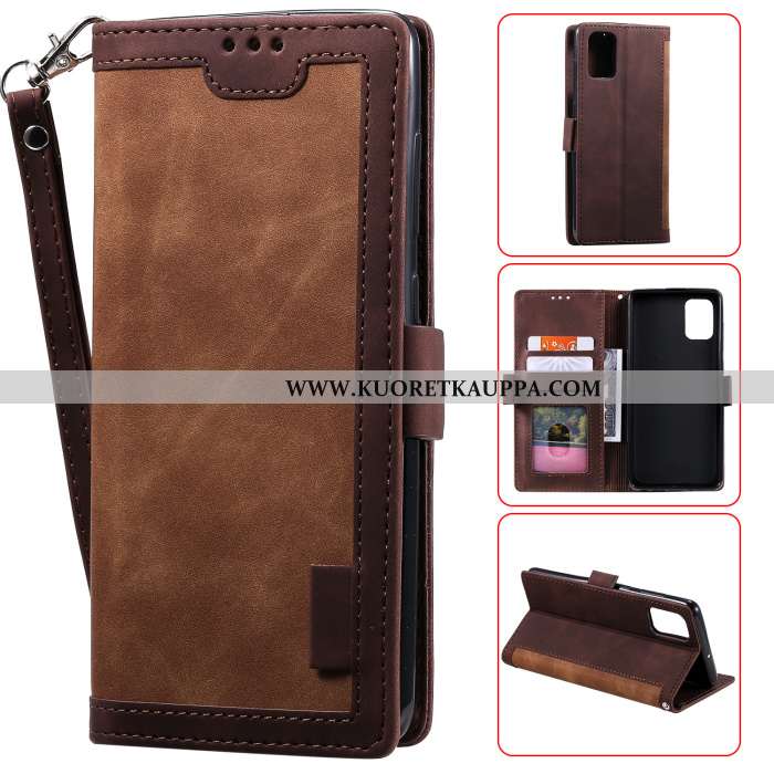 Kuori Samsung Galaxy A41, Kuoret Samsung Galaxy A41, Kotelo Samsung Galaxy A41 Vuosikerta Nahkakuori