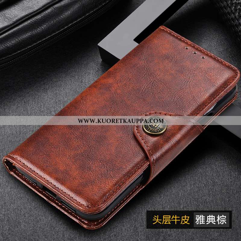 Kuori Samsung Galaxy A50, Kuoret Samsung Galaxy A50, Kotelo Samsung Galaxy A50 Nahkakuori Murtumaton